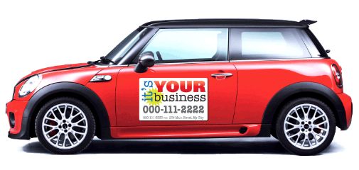 Vehicle Magnets are available at GK Printing