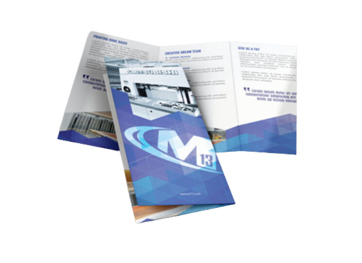 At GK Printing we create impressive brochures and flyers