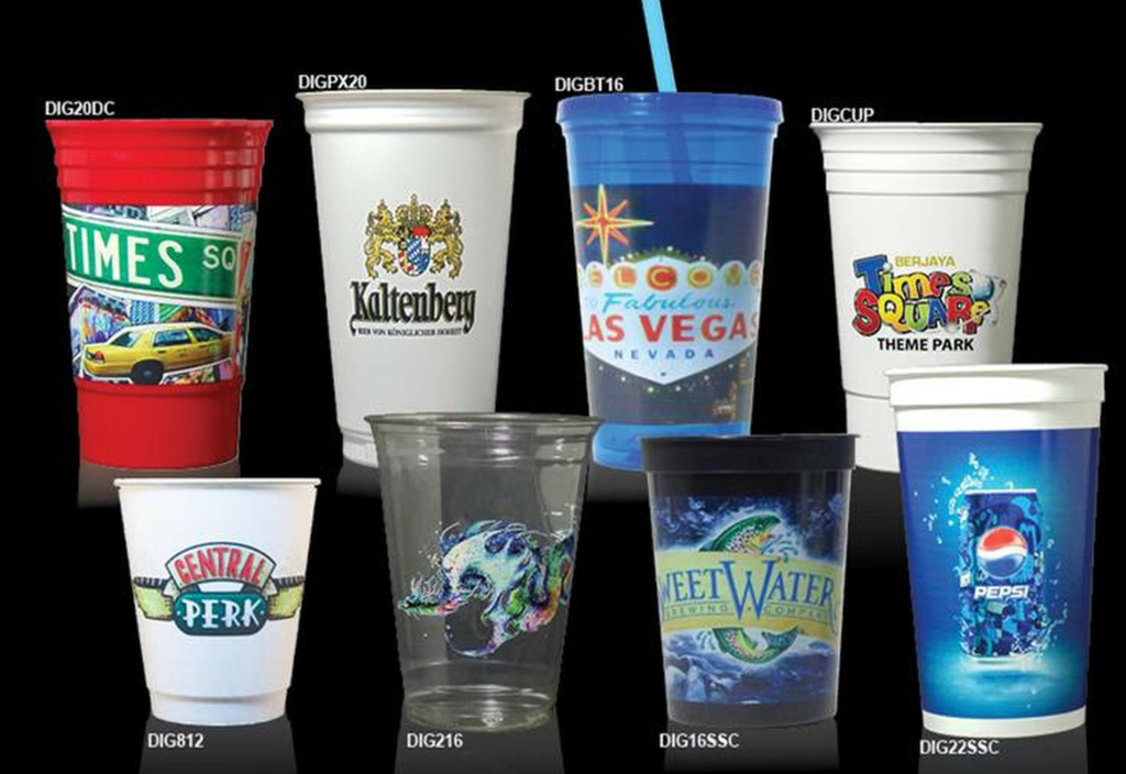 Custom cups from GK Printing in Eustis, FL are a great way to advertise!